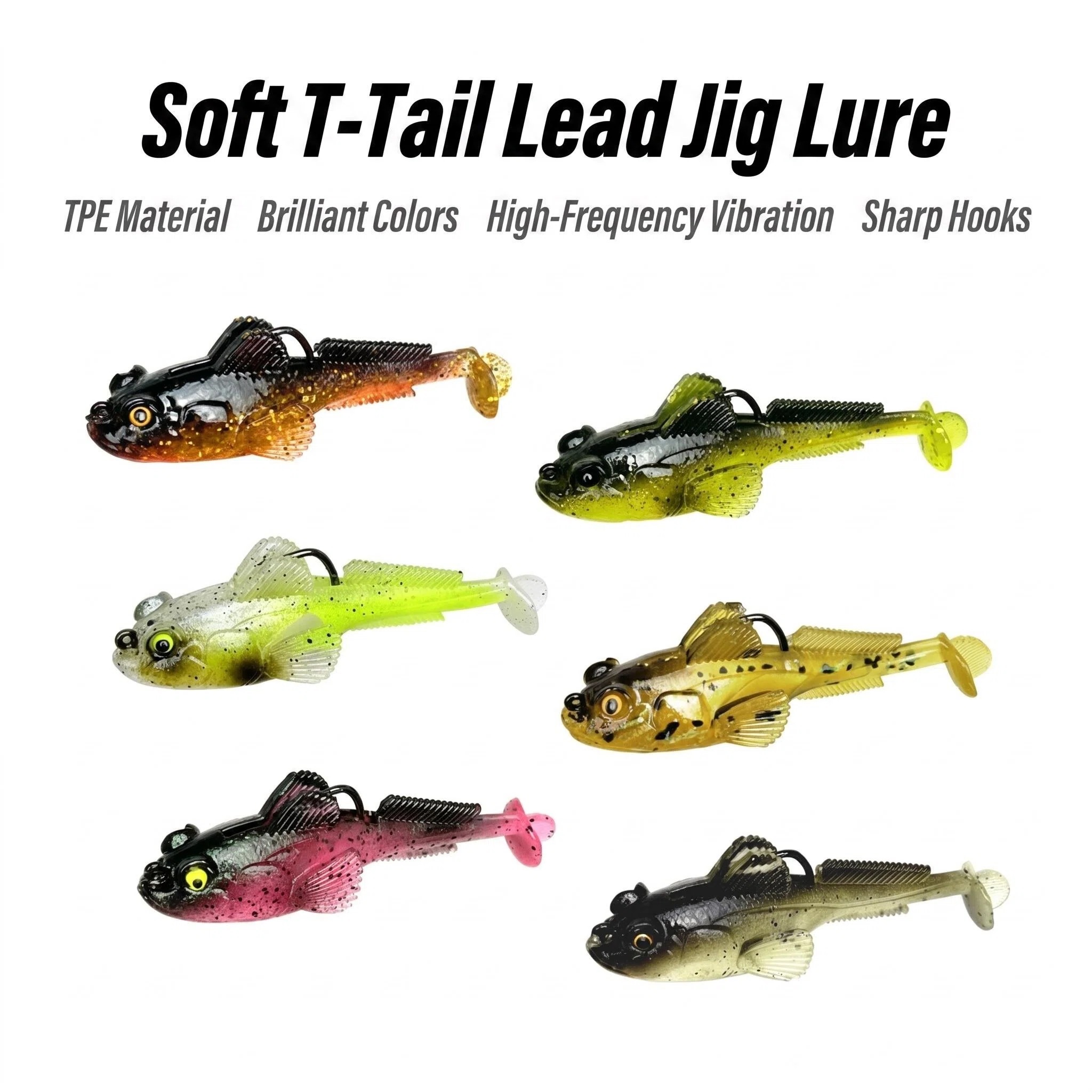 1 adet 10g13g18g Goby Lure Jig - Fishing Lure Swimbait incelemesi ve fiyatı